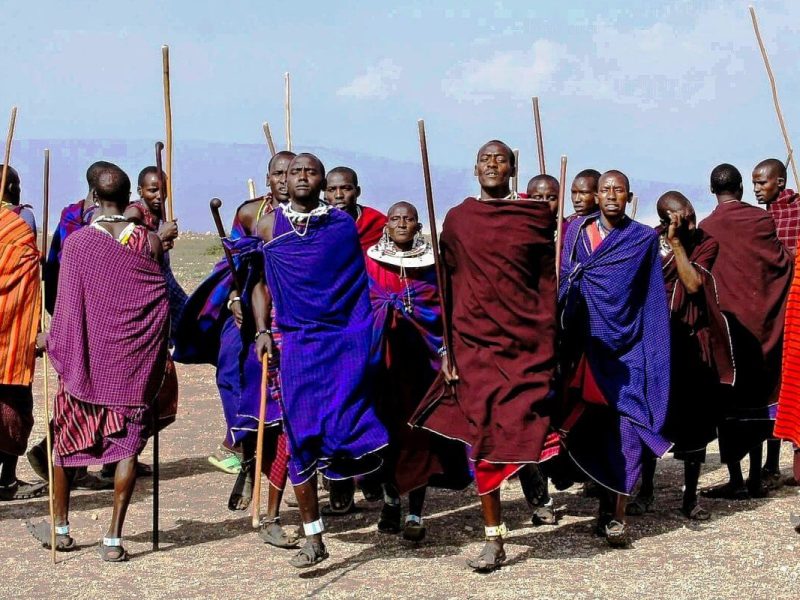 group of maasai